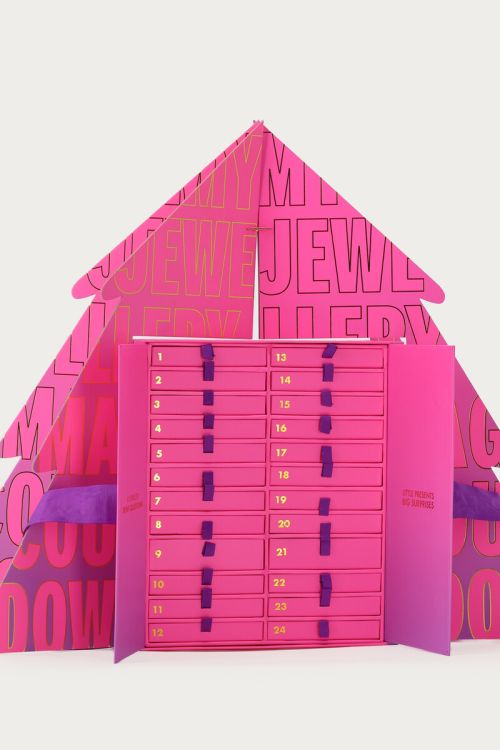 24-Türchen Deluxe Adventskalender im Weihnachtsbaum-Design