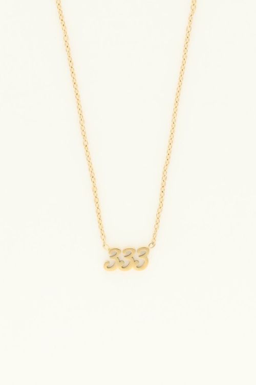 Angel number 333 necklace
