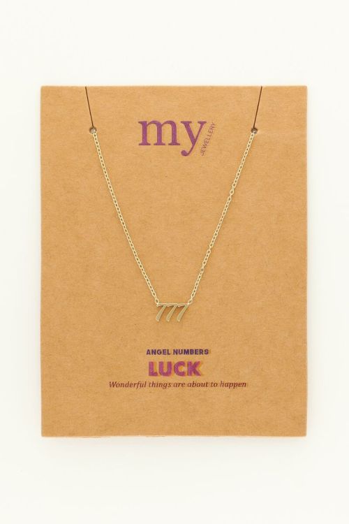 Angel number 777 ketting | My Jewellery