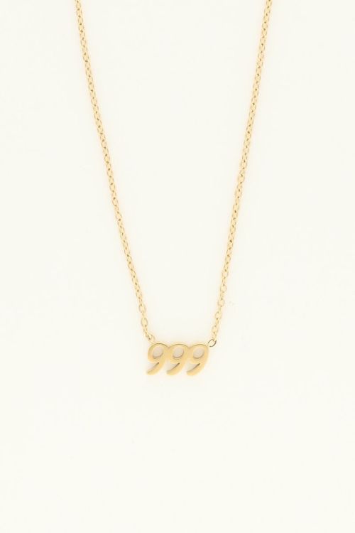 Angel number 999 ketting | My Jewellery