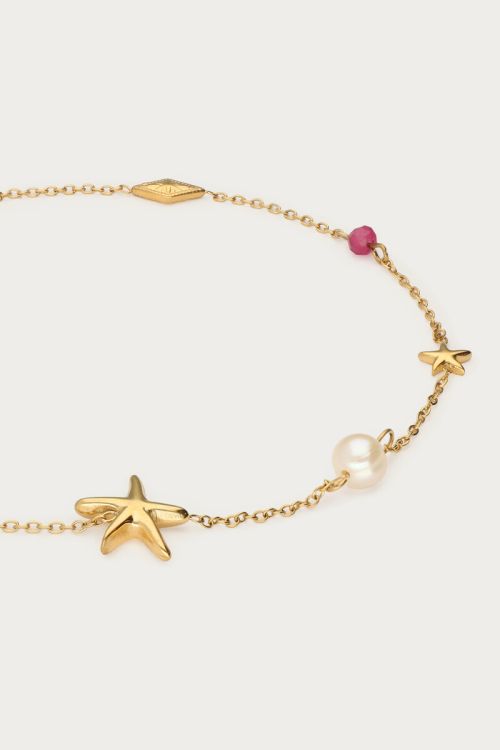 Anklet freshwater pearl ocean beads | My Jewellery