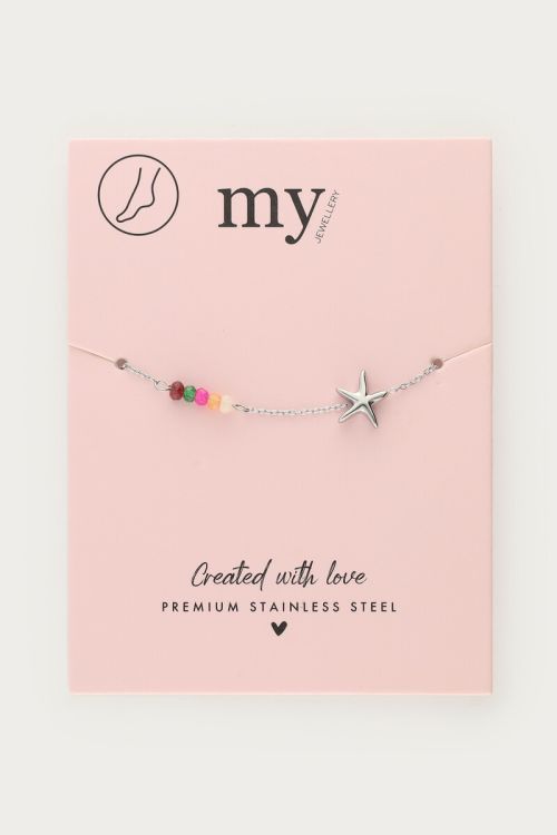 Anklet freshwater pearl ocean beads | My Jewellery