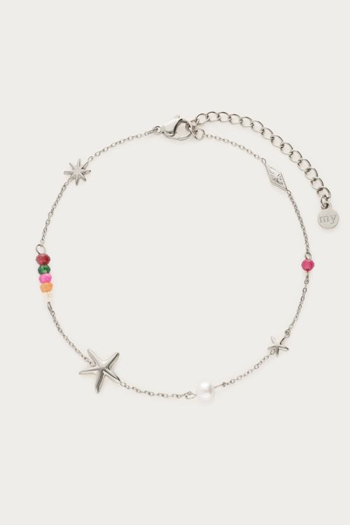Anklet freshwater pearl ocean beads | My Jewellery
