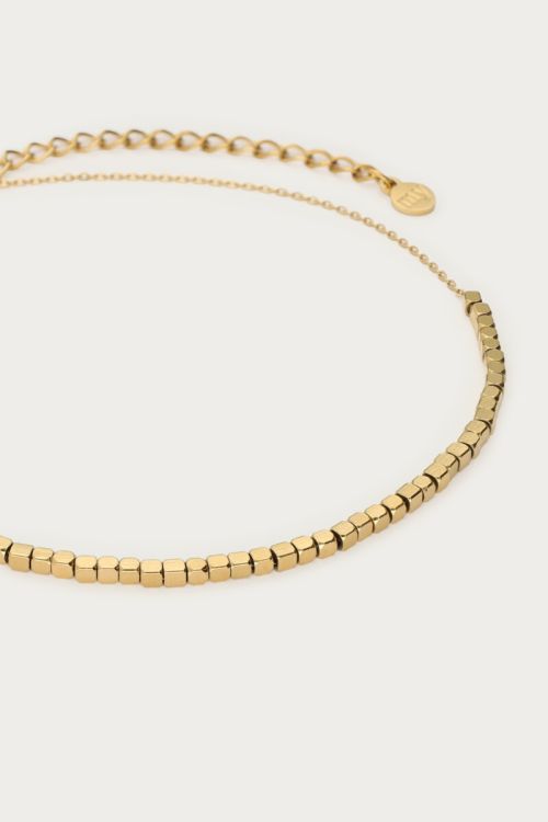Anklet with square beads | MY Jewellery