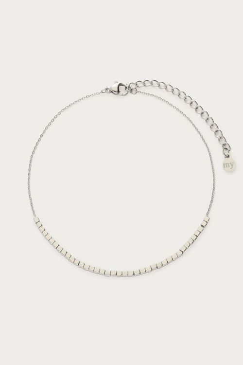 Anklet with square beads | MY Jewellery