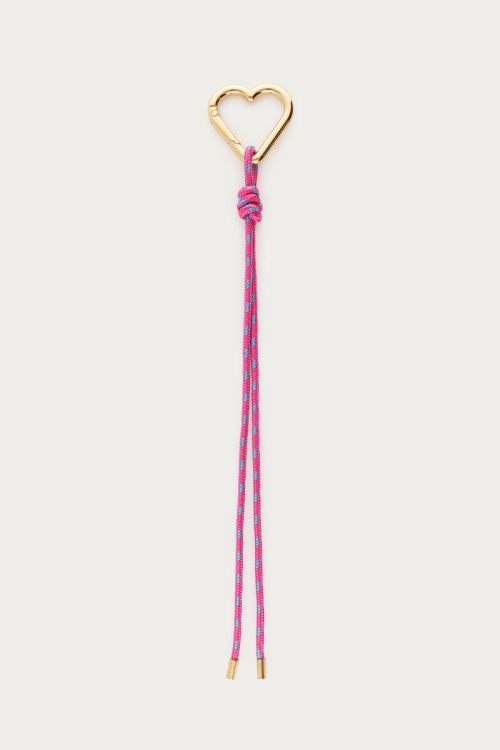 Charm de sac avec cordon rose