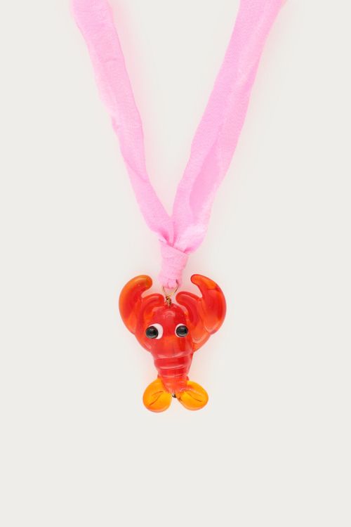 Bandana necklace with lobster pendant | My Jewellery