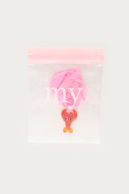 Bandana necklace with lobster pendant | My Jewellery