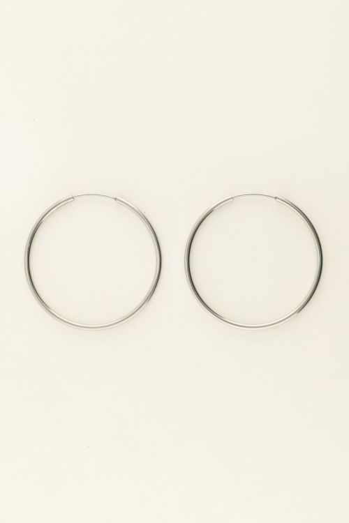 Basic hoop earrings large | My Jewellery