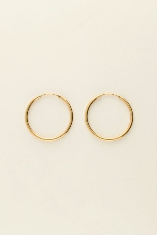 Basic hoop earrings medium | My Jewellery