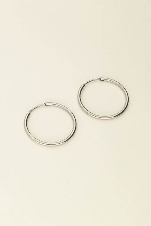 Basic hoop earrings medium | My Jewellery