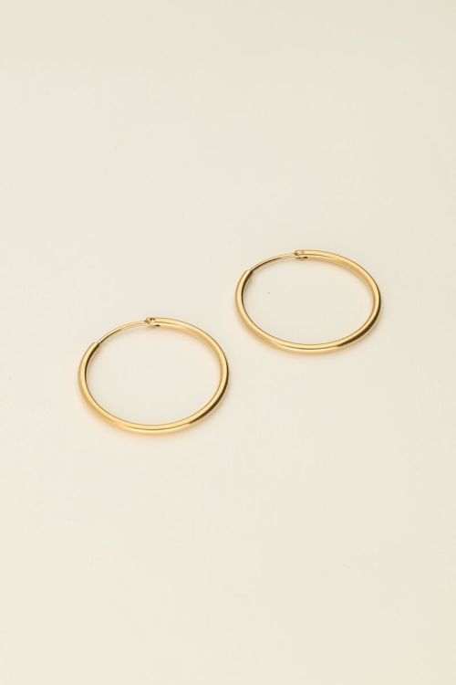 Basic hoop earrings medium | My Jewellery