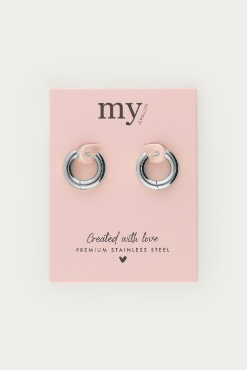 Basic wide hoop earrings | My Jewellery