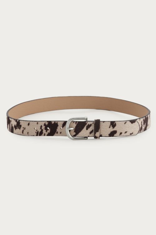 Beige belt with cow print | My Jewellery