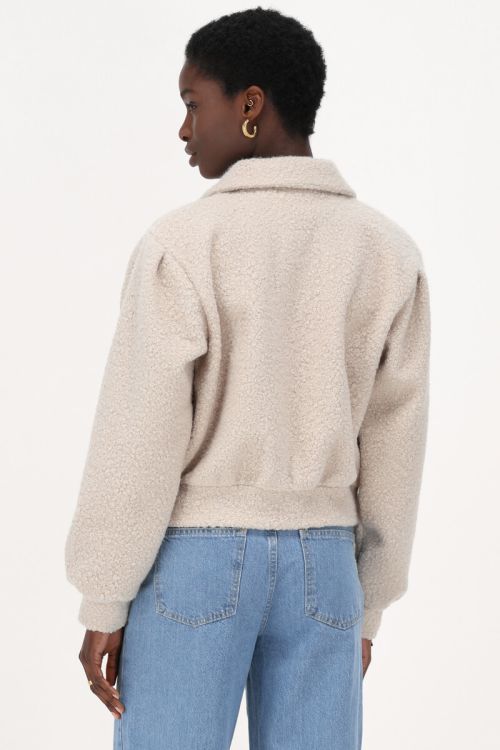 Beige bouclé jacket | My Jewellery