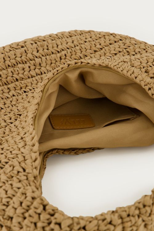 Beige braided handbag | My Jewellery
