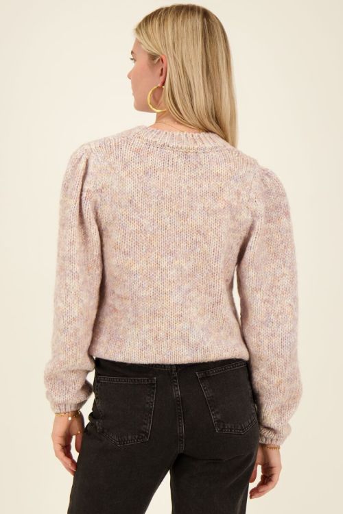 Beige cable knit with mixed colours | My Jewellery