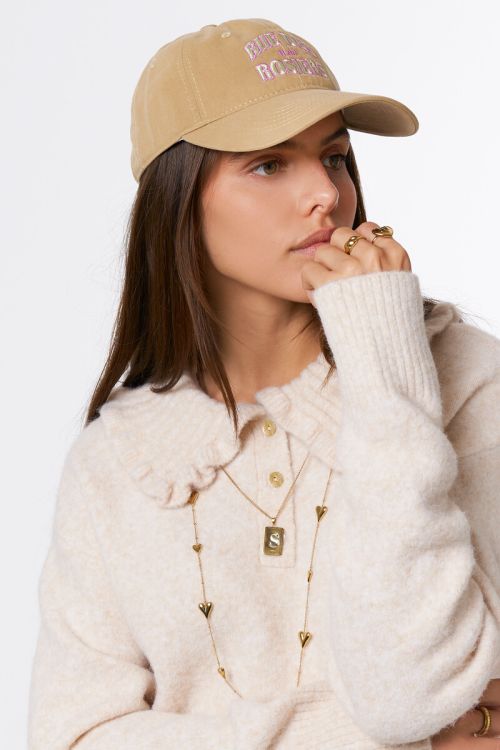 Beige cap "Rue des Rosiers" | My Jewellery