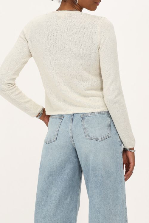 Beige cardigan with bows | My Jewellery