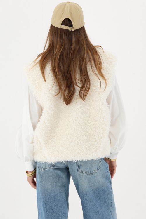 Beige gilet in teddy look | My Jewellery