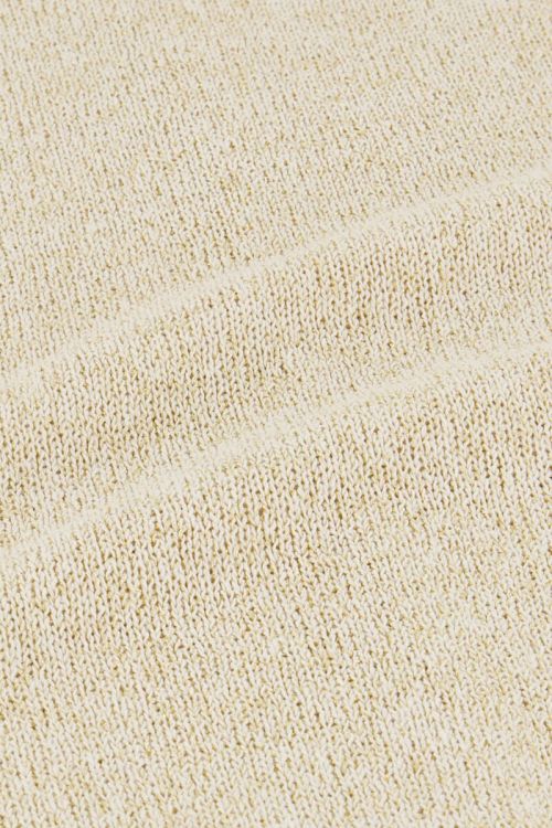 Beige shorts with elastic and lurex | My Jewellery
