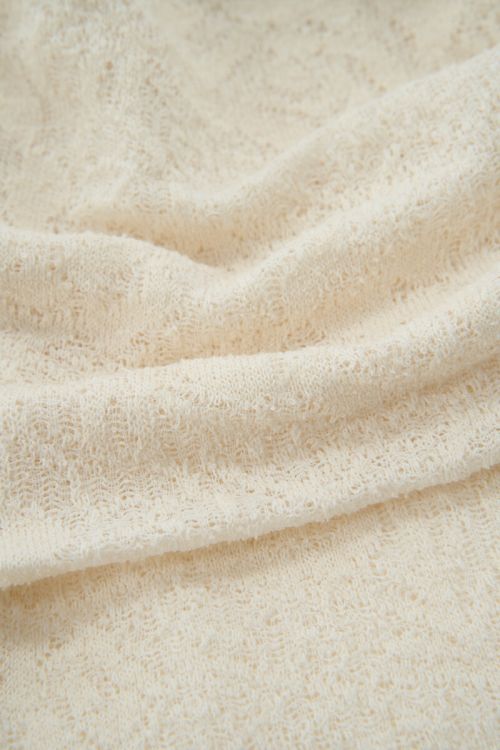 Beige off-shoulder textured top | My Jewellery