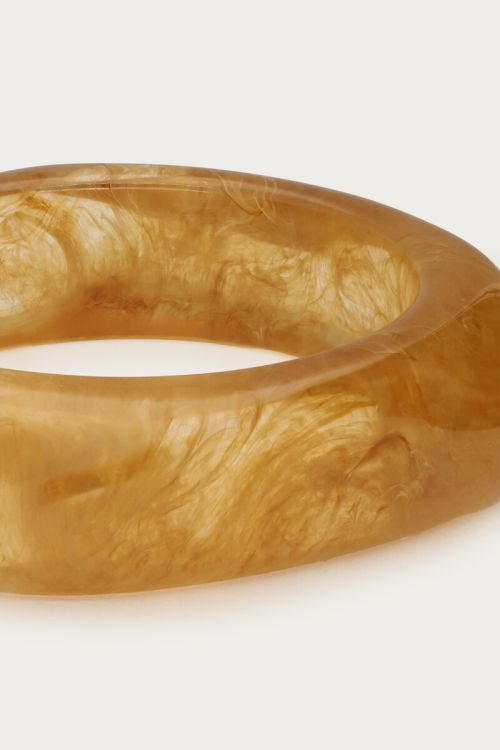 Beige resin bangle | My Jewellery