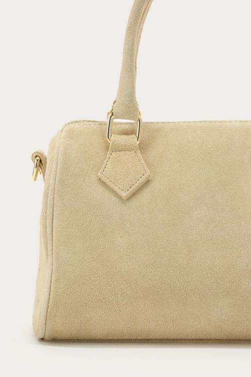 Beige suede bag | My Jewellery