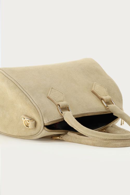 Beige suede bag | My Jewellery