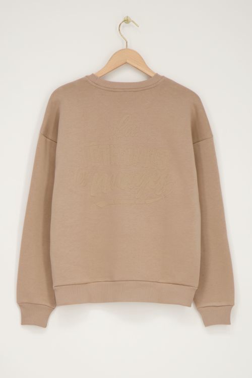 Sweat beige "Head in the clouds"