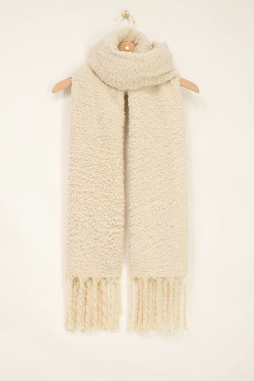 Beige teddy scarf | My Jewellery