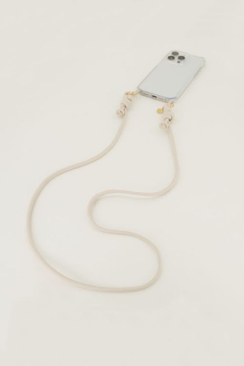 Beige telefoonkoord | My Jewellery