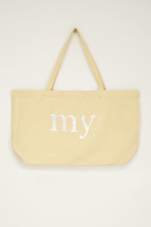 Beige shopper MyJewellery silver | My Jewellery
