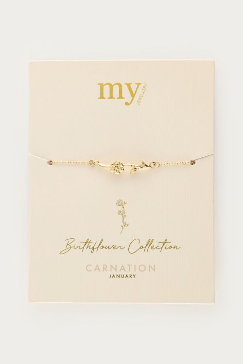 Birth Flower bracelet