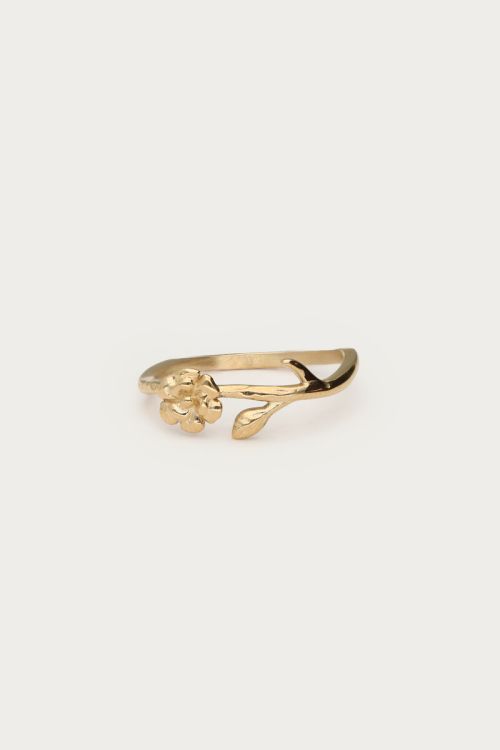 Birth Flower ring with flower | My Jewellery