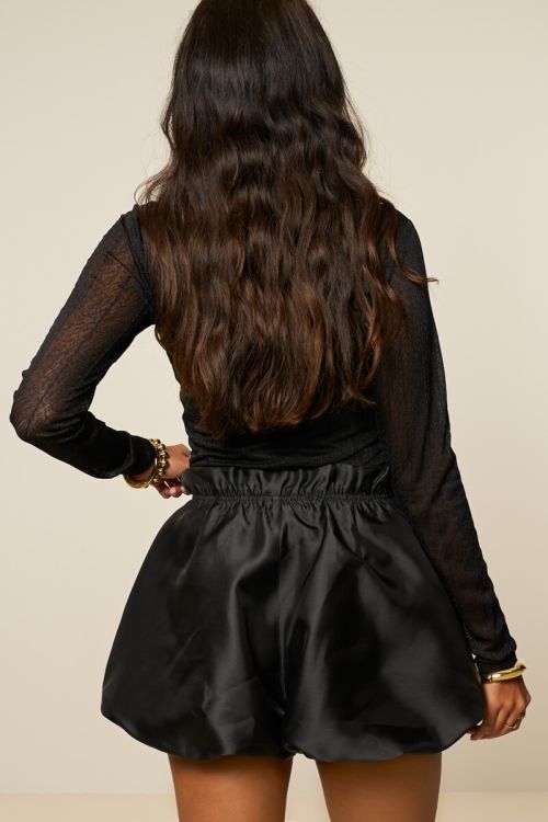 Black balloon shorts | My Jewellery