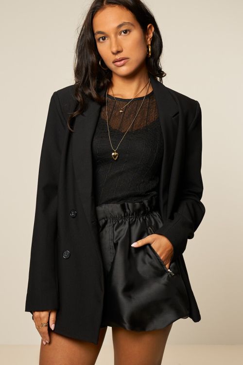 Black balloon shorts | My Jewellery