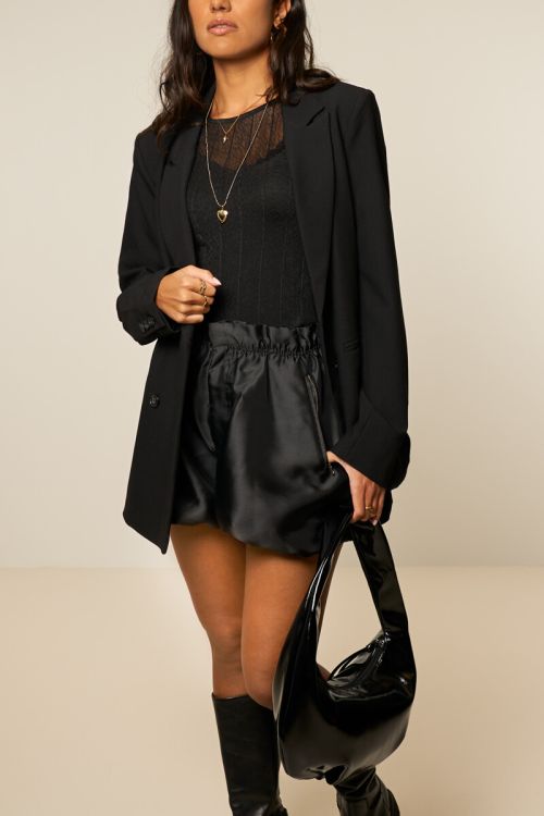 Black balloon shorts | My Jewellery