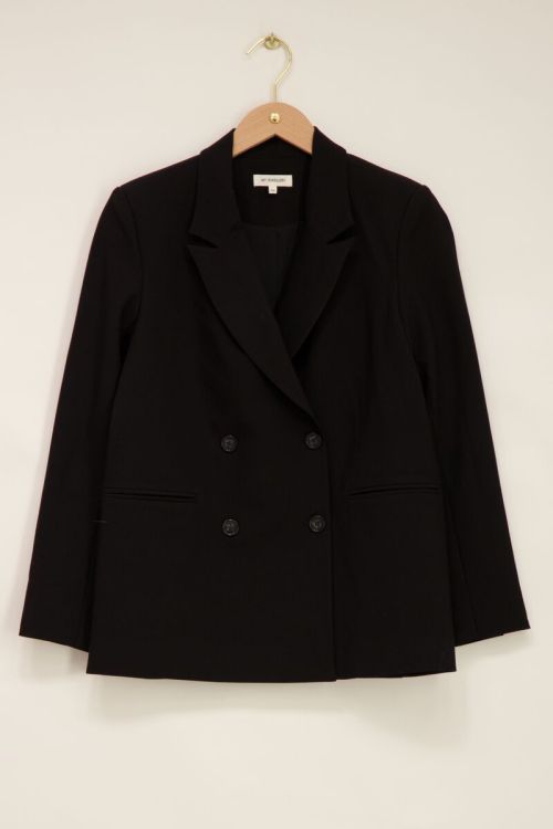 Blazer noir croisé