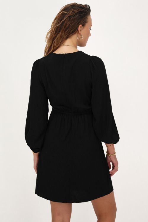 Black dress with studs and cut-out detail | My Jewellery