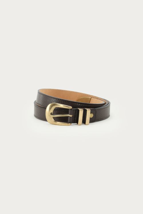 Black leather belt | My Jewellery