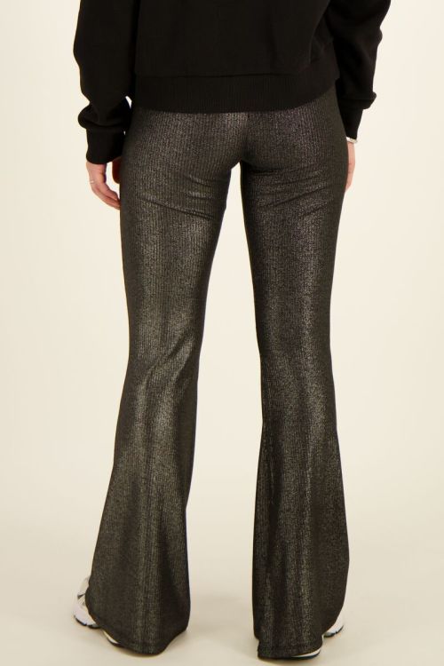 Black metallic flared pants | My Jewellery