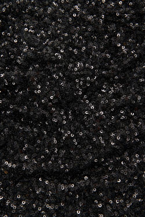 Black one-shoulder top with sequins | My Jewellery