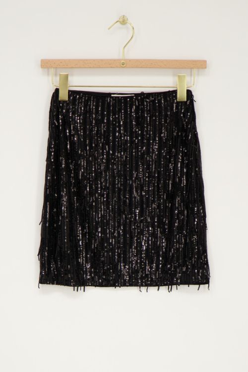 Black skirt with sequins | My Jewellery