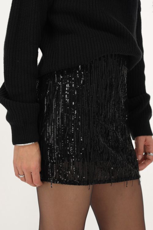 Black skirt with sequins | My Jewellery