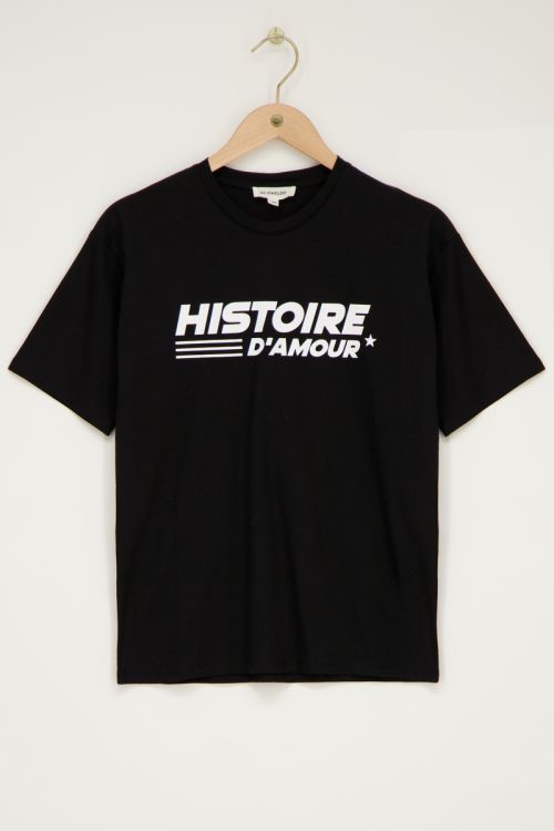 Black t-shirt histoire d'amour | My Jewellery