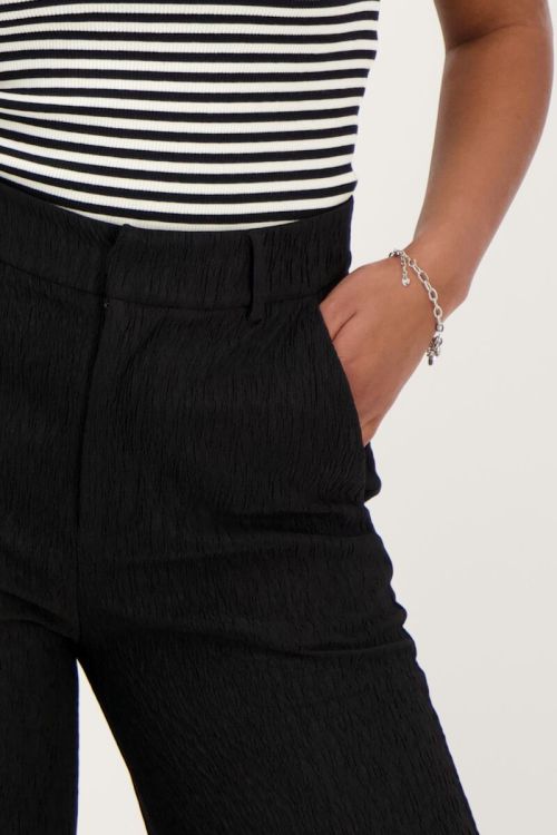 Black textured pants | My Jewellery