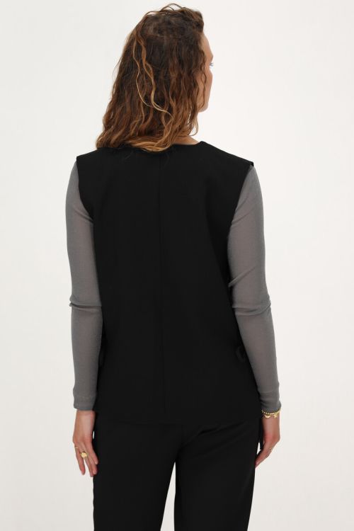 Black gilet with side bows | My Jewellery