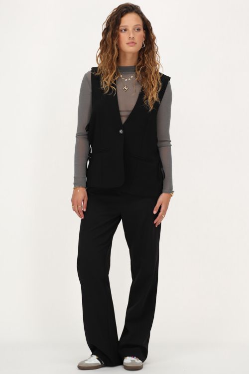 Black gilet with side bows | My Jewellery