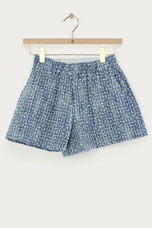 Blue denim look shorts | My Jewellery